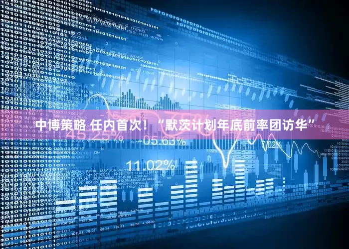 中博策略 任内首次！“默茨计划年底前率团访华”